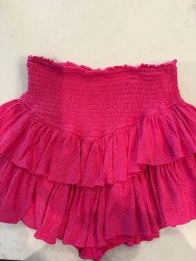 Pink classic mini Rock n Rags skirt - size small